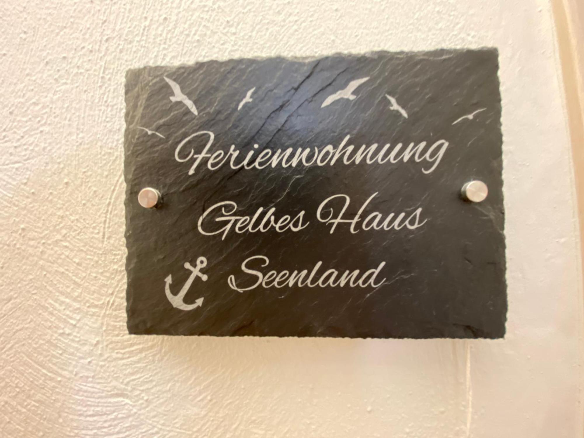 Gelbes Haus Seenland Ferienwohnungen Xl Elsterheide Buitenkant foto